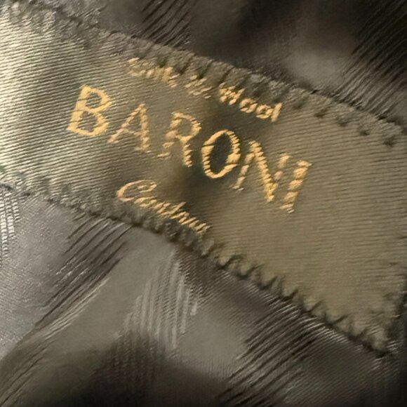 Baroni Silk & Wool by Tessilstrona Blazer Sport Coat Blue Plaid Sz 50L - Picture 2 of 12